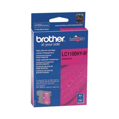 Brother LC1100HYM magenta blækpatron 10