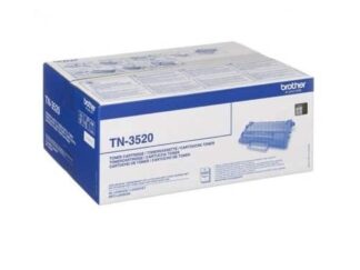 Brother TN3520 sort toner 20.000 sider - TN3520 - original