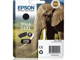 Epson 24XL sort blækpatron 10ml - C13T24314010 - original