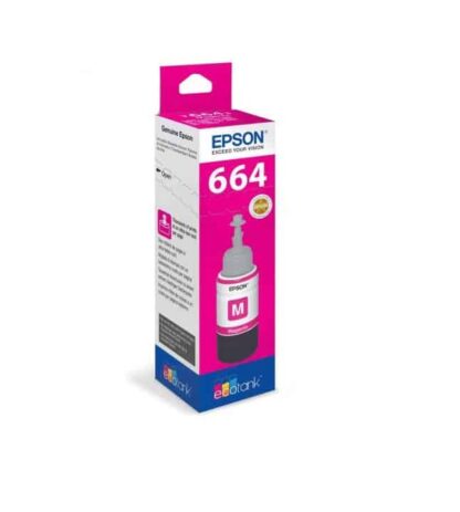 Epson T6643 magenta blækrefill 70ml - C13T664340 - original