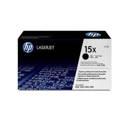 HP 15X sort toner 3.500 sider - C7115X - original