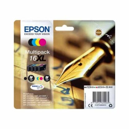 Multi pack! Epson 16XL BK-C-M-Y blækpatron - C13T16364010 - original