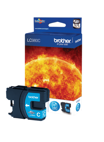 Brother LC980C cyan bläckpatron 5.5ml - LC980C - original