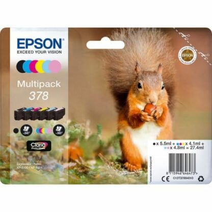 Multi pack! Epson 378 BK-C-M-Y-LC-LM blækpatron 27