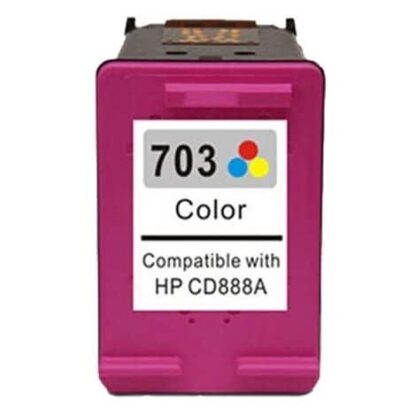 HP 703 farve blækpatron 12 ml |CD888AE| Kompatibel