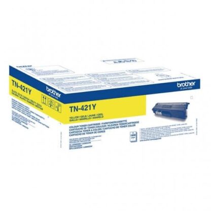 Brother TN421 gul toner 1.800 sider original - TN421Y