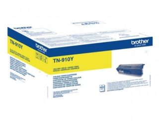 Brother TN910Y gul toner 9.000 sider original - TN910Y