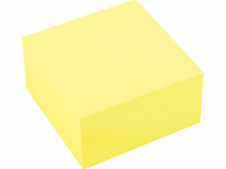 Notes blok alternativ til Post-it 6 stk. Gul med 400 pr blok 76x76mm