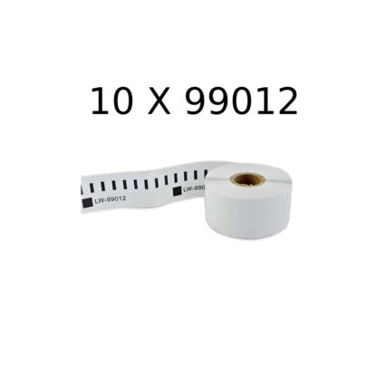 Dymo 10 st 99012 adressetiketter 10 x 260 st - 89 x 36mm - Kompatibel - S0722400