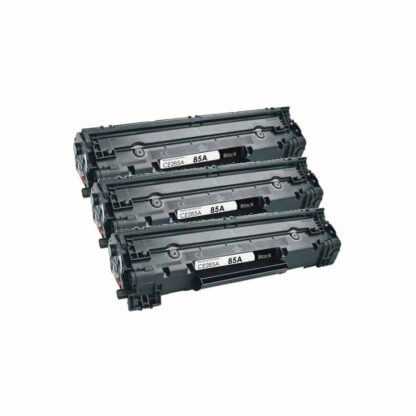 Rabattpaket! 3 st. HP 85A / X svart tonerkassett 6.000 sidor totalt - Kompatibel - CE285A