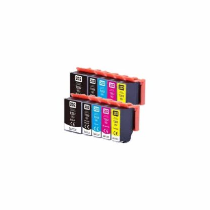 Rabattpaket! Epson 202XL - 10 st. (2x PBK-BK-C-M-Y) - kompatibel - 202XL - 136 ml