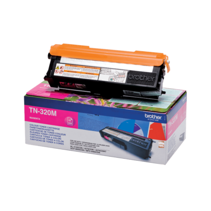 Brother TN320 magenta toner 1.500 sidor TN320M - original
