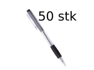 Penna ballpoint svart 50 bitar