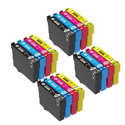 Rabattpaket! Epson 604XL 4x BK-C-M-Y bläckpatron 188 ml Kompatibel 16stk