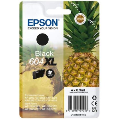 Epson 604XL svart bläckpatron 8.9 ml |C13T10H14010| original
