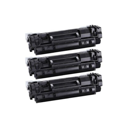 Rabattsats! Canon 071H - 3 st svart toner 7.500 sidor - kompatibel 1 färger