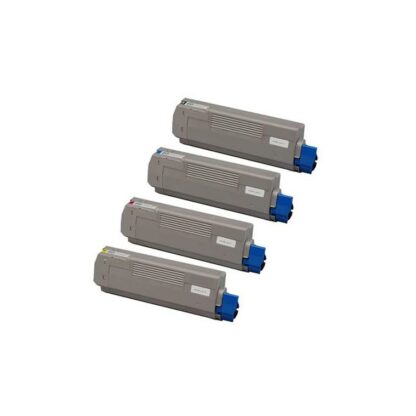 Rabattsats! OKi 45862840 - 1 st BK-C-M-Y toner 28.900 sidor - kompatibel 4 färger