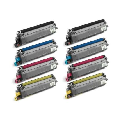 Rabattsats! Brother TN248XL - 2 st BK-C-M-Y toner 19.800 sidor - kompatibel 8 färger