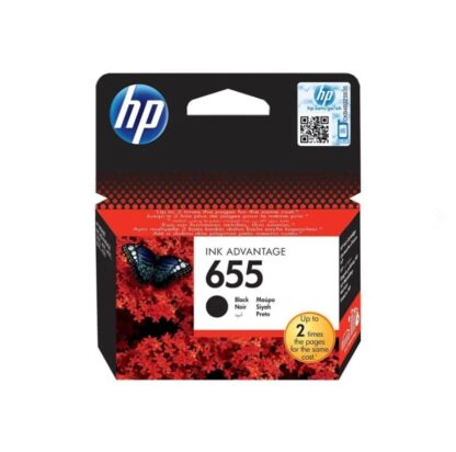 HP 655 svart bläckpatron 550 sidor - CZ109AE - original