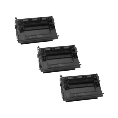 Rabattset! 3 st. HP 37X svart toner 75.000 sidor totalt - Kompatibel - CF237X
